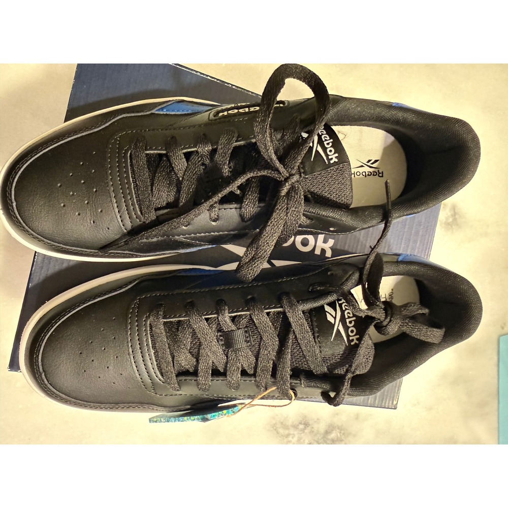 Reebok Court Advance Sneakers Mens Size 10 Black Blue Tennis Shoes 100069447